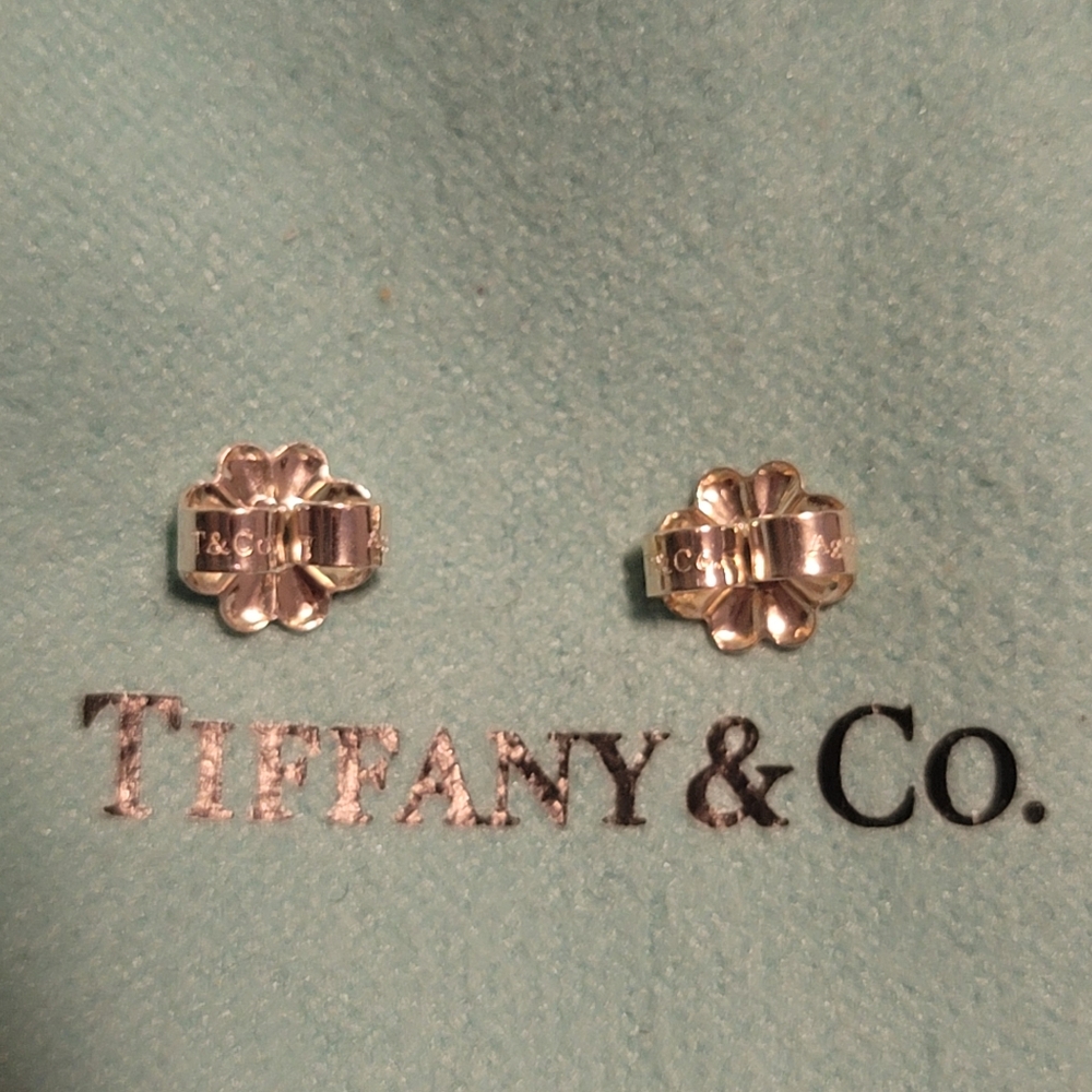 💙Beautiful Tiffany & Co. Flower Earring Backs💙 - Picture 3 of 8